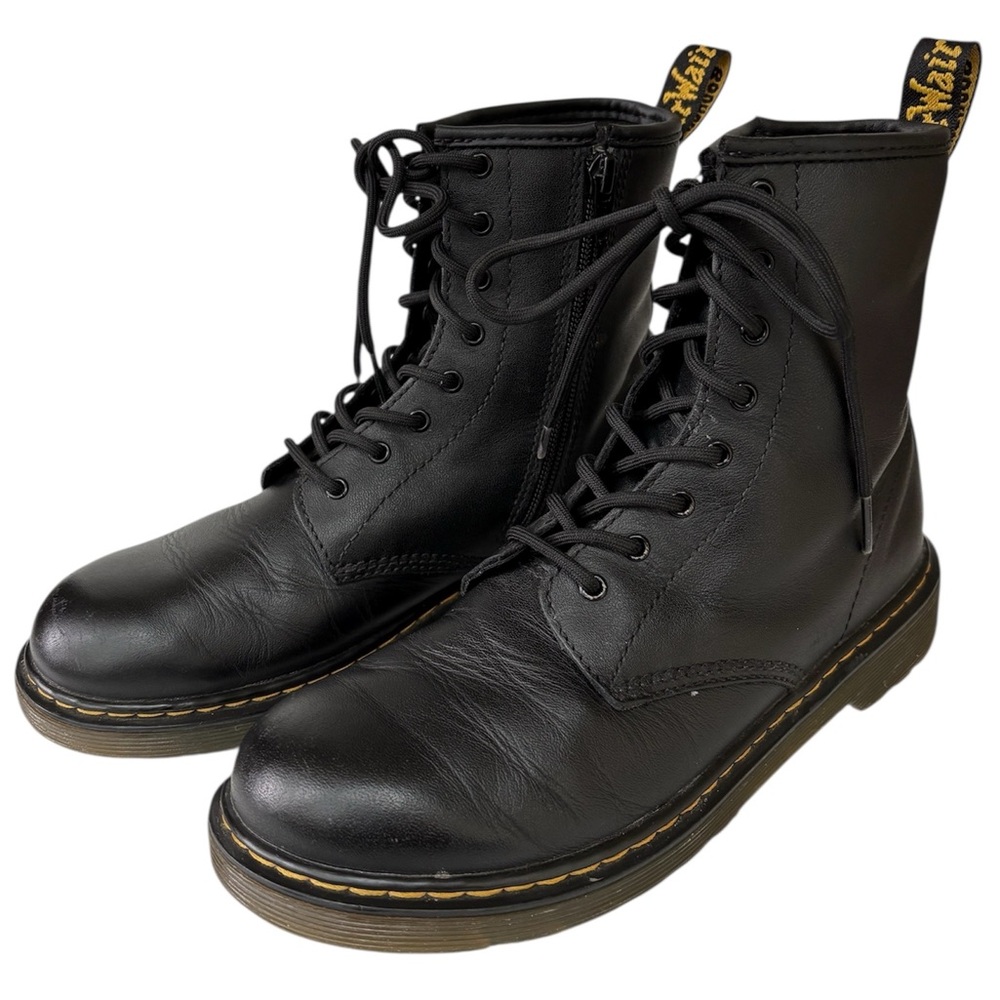 Dr. Martens 1460 Smooth Leather Lace Up Boots Black Size US 6M